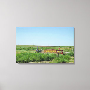 Midwest Farming Equipment Photography Wall art Canvas Afdruk