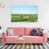 Midwest Farming Equipment Photography Wall art Canvas Afdruk (Insitu (Woonkamer))