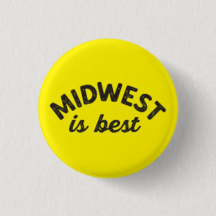 Midwest is beste pop ronde button 3,2 cm