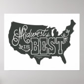 Midwest is het beste - Art Print (Voorkant)