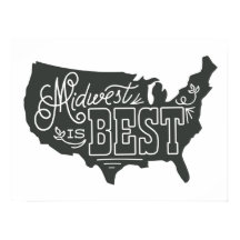 Midwest is het beste - Art Print