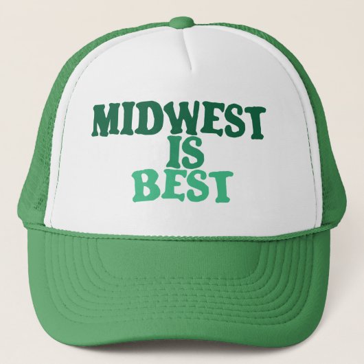 Midwest is het beste trucker pet (Voorkant)