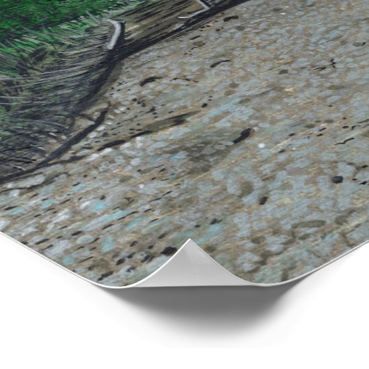 Midwest Locomotief Trein Poster (Hoek)