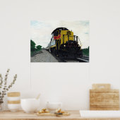 Midwest Locomotief Trein Poster (Keuken)