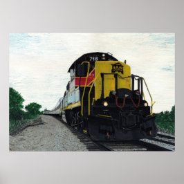 Midwest Locomotief Trein Poster
