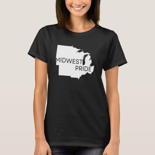 Midwest pride midwestern t-shirt (Voorkant)
