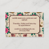 Midwest Princess nagels / haar / beauty / mode Visitekaartje (Achterkant)