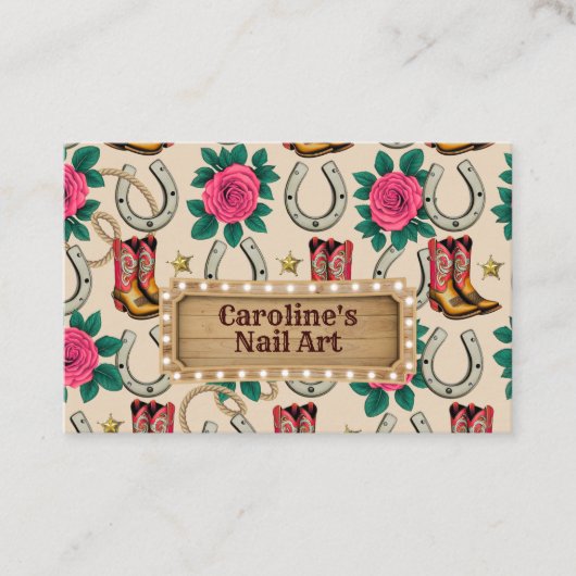 Midwest Princess nagels / haar / beauty / mode Visitekaartje (Voorkant)