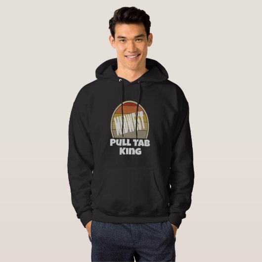 Midwest Pull Tab King Trots om Midwest leuk te zij Hoodie (Voorkant volledig)