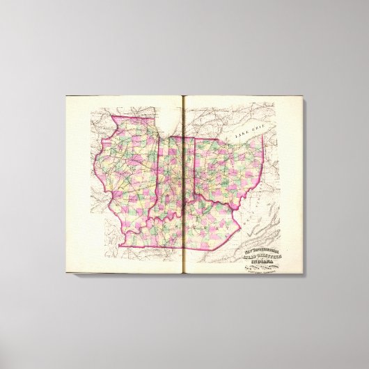 Midwest Railroad Canvas Afdruk (Voorkant)