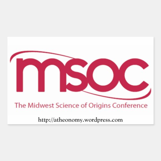 Midwest Science of Origins Conference Sticker (Voorkant)