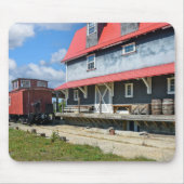 Midwest-spoorwegdepot met vaten muismat (Voorkant)