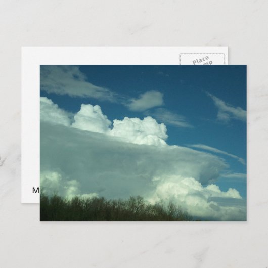 Midwest Storm Clouds Briefkaart (Voorkant / Achterkant)