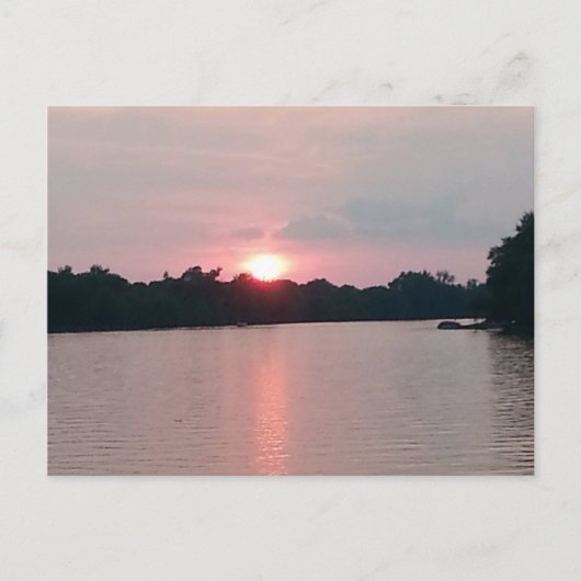 Midwest sunset briefkaart (Voorkant)