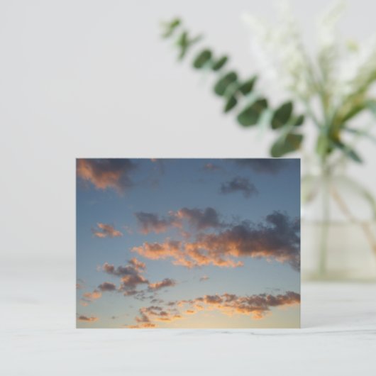 Midwest sunset briefkaart (Staand voorkant)