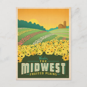 Midwest   Verenigde Staten Briefkaart