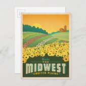 Midwest | Verenigde Staten Briefkaart (Voorkant / Achterkant)