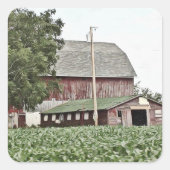 Midwest Weathered Barn Farming Stickers (Voorkant)