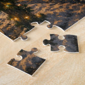 Midwest Winderige Stad Route 66 Aangepaste Zonsond Legpuzzel (Zijkant)