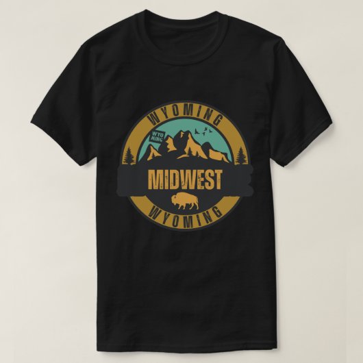 Midwest, Wyoming T-shirt (Design voorkant)