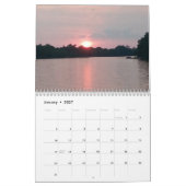 Midwest-zonsondergangen Kalender (Jan 2027)