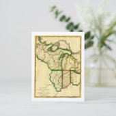 Midwesten van de Verenigde StatenPanoramische Kaar Briefkaart (Staand voorkant)