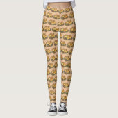 MidWestern Tater Tot Hotdish Casserole Minnesota Leggings (Voorkant)