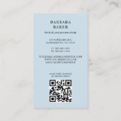 Midwife Birth Postpartum Doula Photo Arch QR CODE Visitekaartje (Achterkant)