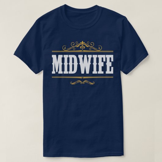 Midwifery Baby Catcher Pregnancy Support Midwel T-shirt (Design voorkant)