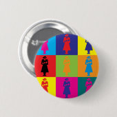 Midwifery Pop Art Ronde Button 5,7 Cm (Voorkant /achterkant)