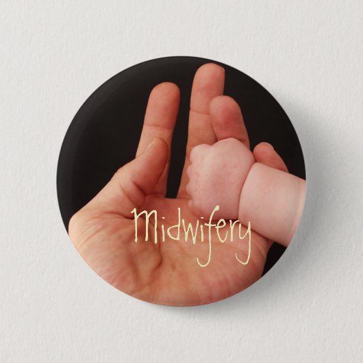 Midwifery Ronde Button 5,7 Cm (Voorkant)