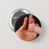 Midwifery Ronde Button 5,7 Cm (Voorkant /achterkant)