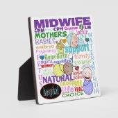 Midwifery Terminology-Subway Art Fotoplaat (Voorkant)