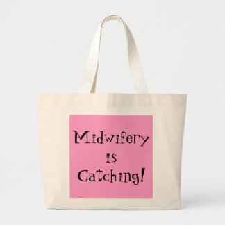 Midwifery vangt grote tote bag
