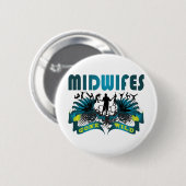 Midwifes Gone Wild Ronde Button 5,7 Cm (Voorkant /achterkant)
