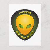 Midwifs zijn te veel mensen briefkaart (Voorkant)