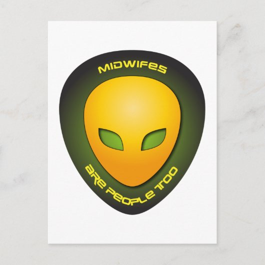 Midwifs zijn te veel mensen briefkaart (Voorkant)