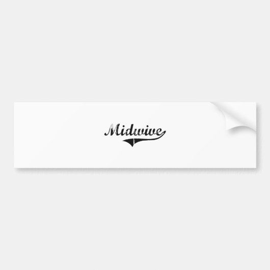 Midwive Professional Job Bumpersticker (Voorkant)