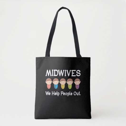 Midwives Appreciation Cute Doula Baby Tote Bag (Voorkant)