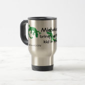 Midwives en Green Lizard Twist Reisbeker (Voorkant links)