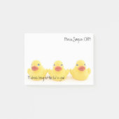 Midwives Gele Eenden met naam Post-it® Notes (Voorkant)