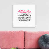 Midwives Gift Ideeën | Verloskundige Obstetricia D Canvas Afdruk (Insitu (Woonkamer))