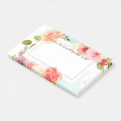 Midzomer bloemendromen post-it® notes (Schuin)