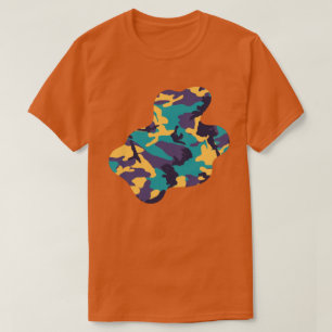 Midzomer Camo Pattern Paint Splat v3 T-shirt
