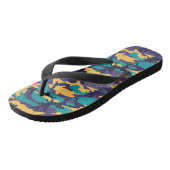Midzomer Camo Pattern Teenslippers (Schuin)