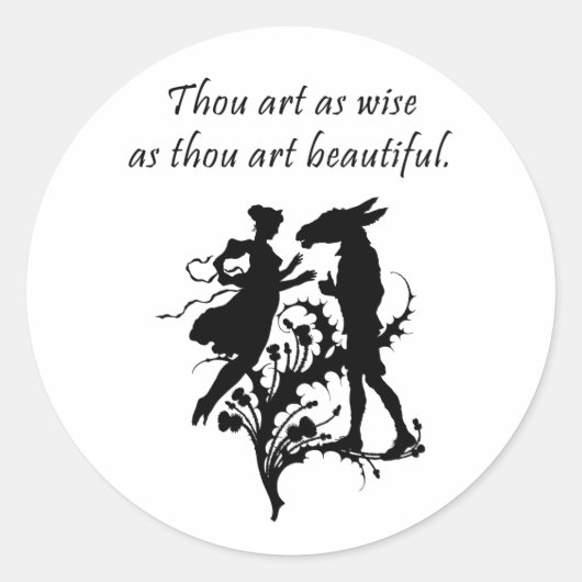 Midzomer Dream Ronde Sticker (Voorkant)