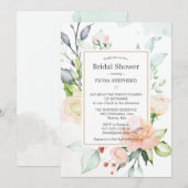 Midzomer Elegant Waterverf Floral Vrijgezellenfees Kaart (Voorkant / Achterkant)