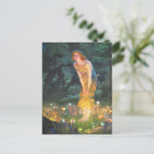 Midzomer Eve (1908) door Edward Robert Hughes Briefkaart (Staand voorkant)