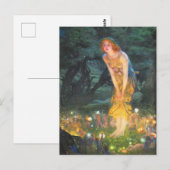 Midzomer Eve (1908) door Edward Robert Hughes Briefkaart (Voorkant / Achterkant)