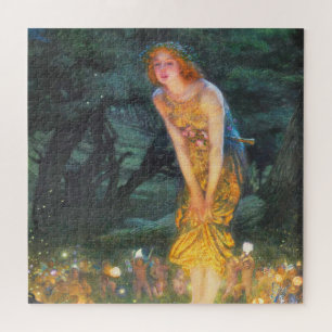 Midzomer Eve (1908) door Edward Robert Hughes Legpuzzel